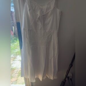 Ann Taylor White Petite Dress